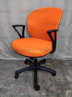 blue black orange clerical chair with arms / office partition / office table /office furniture