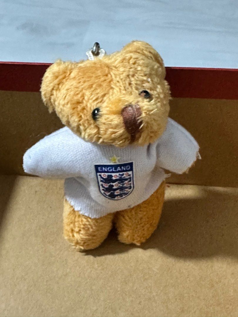 BN TEDDY BEAR WITH COUNTRY FOOTBALL SOCCER SHIRT, Hobbies Toys