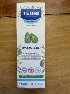 BNEW Mustela Hydra Bebe Facial Cream 40ml