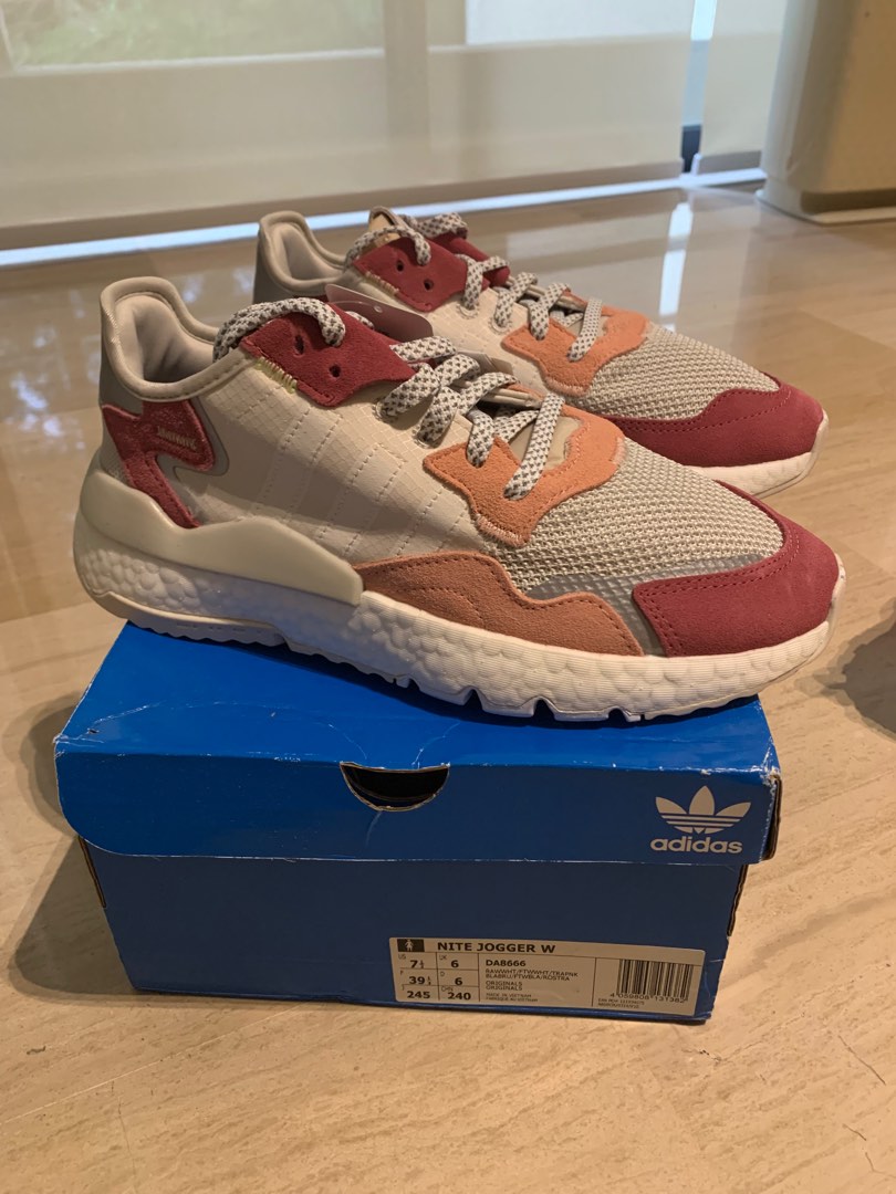 BNIB Adidas Nite Jogger pink womens Women s Fashion Footwear Sneakers on Carousell