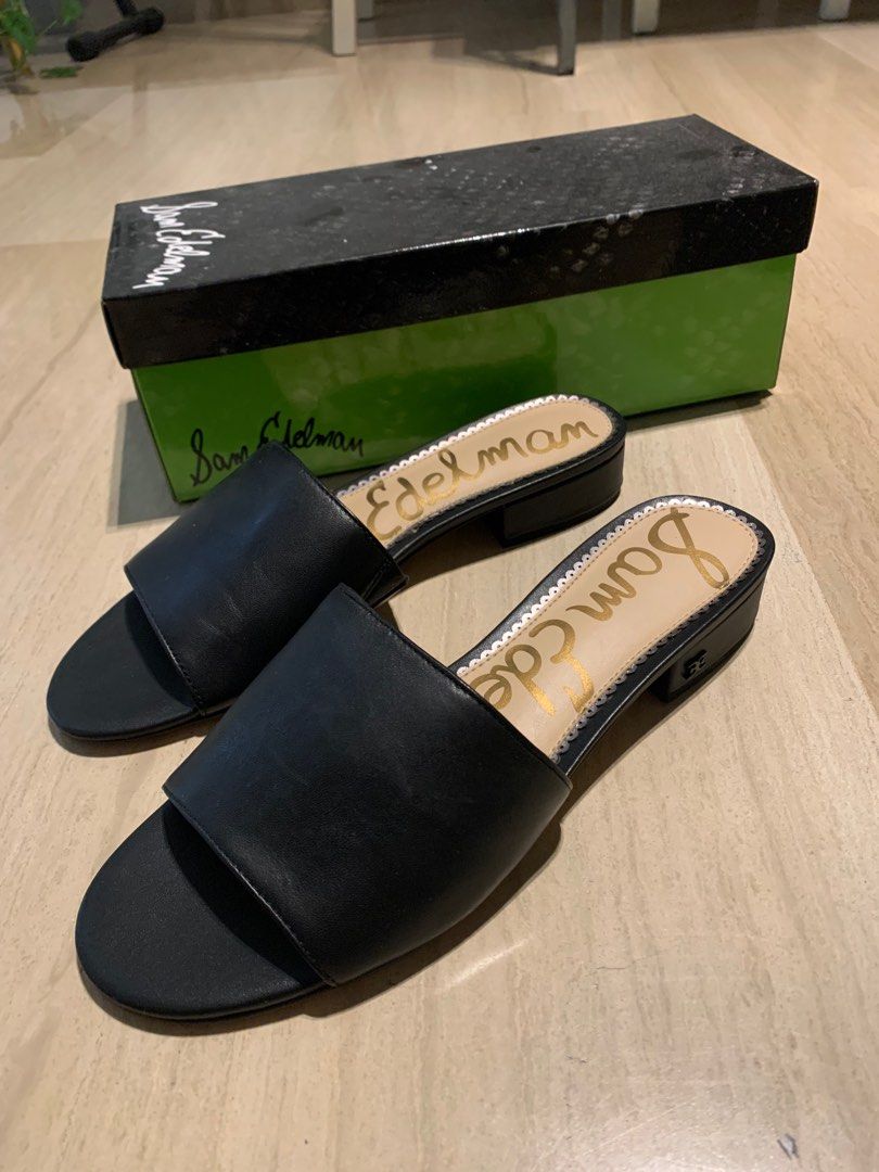 BNIB Sam Edelman Kenz Black leather sandals