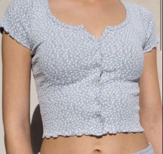 BRANDY MELVILLE ZELLY FLORAL TOP