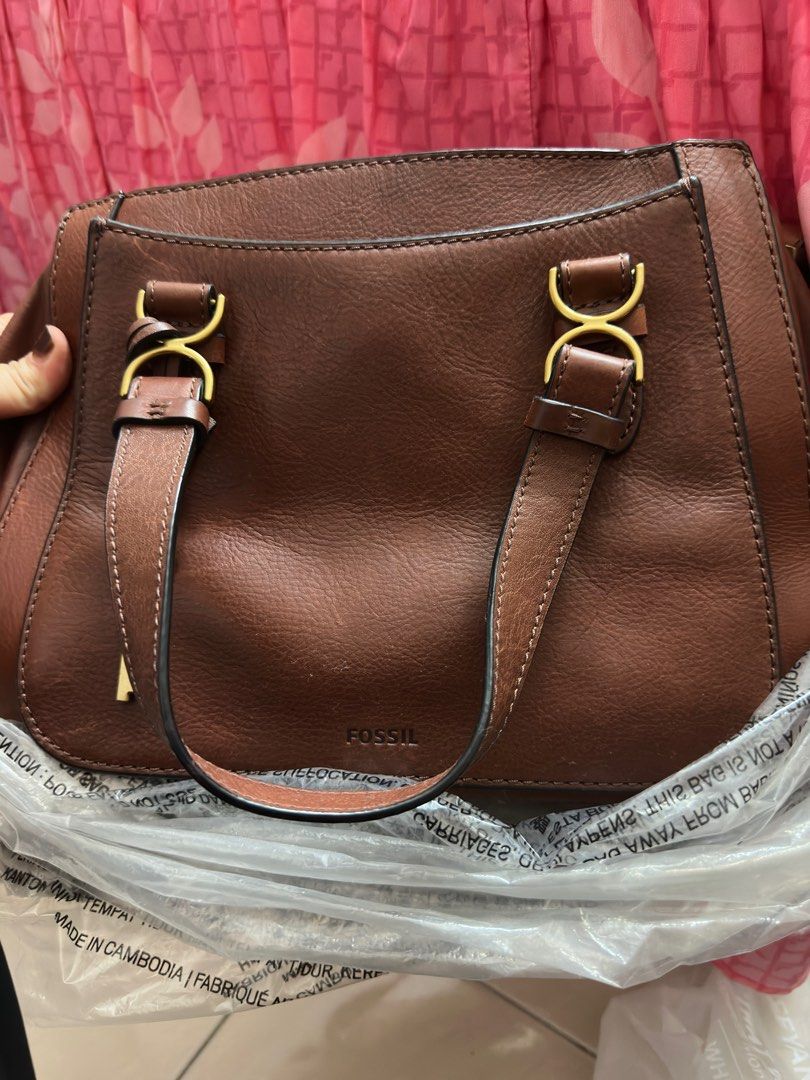 Brooke Satchel Bag Fossil