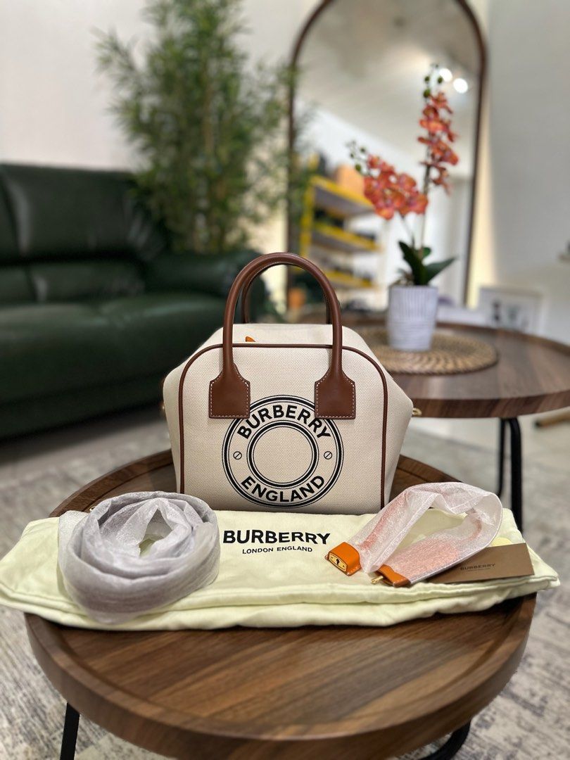 Burberry small cube bag on sale