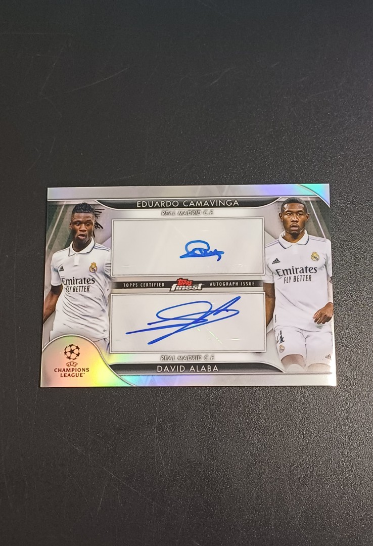 Camavinga & Alaba Dual Autograph