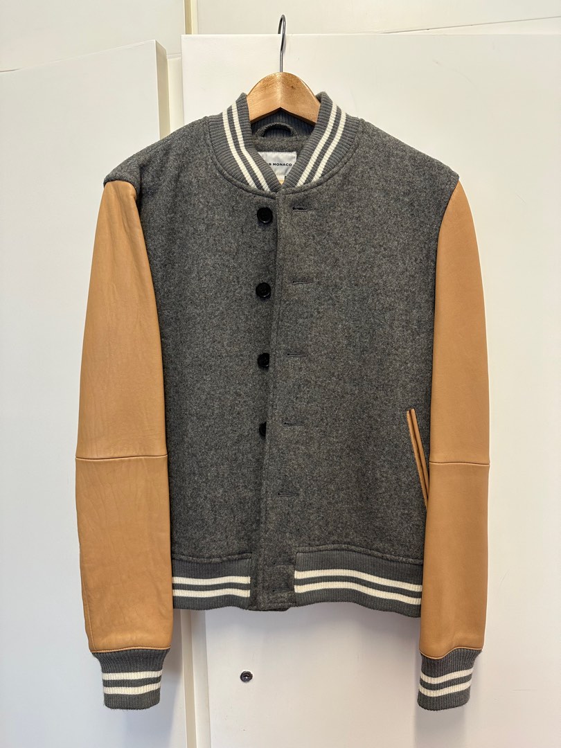 Club monaco varsity jacket online