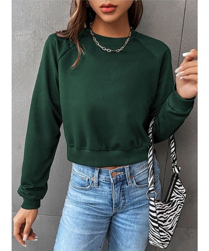 Womens Hoodies Shein Green Sweatshirt Hooded Sweatshirts Shein