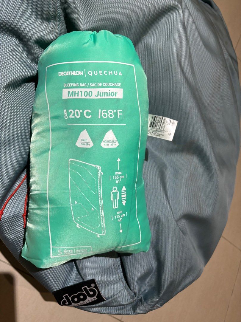 Decathlon sleeping bag kids top