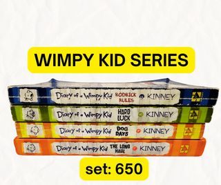 DIARY OF A WIMPY KID BOOKS (2nd hand)
