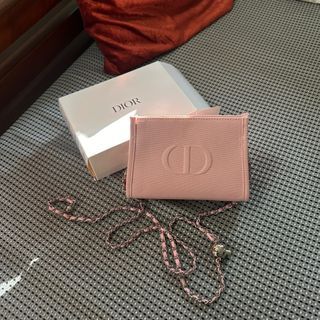 Dior Beaute Pink Sling Bag Silver Hardware