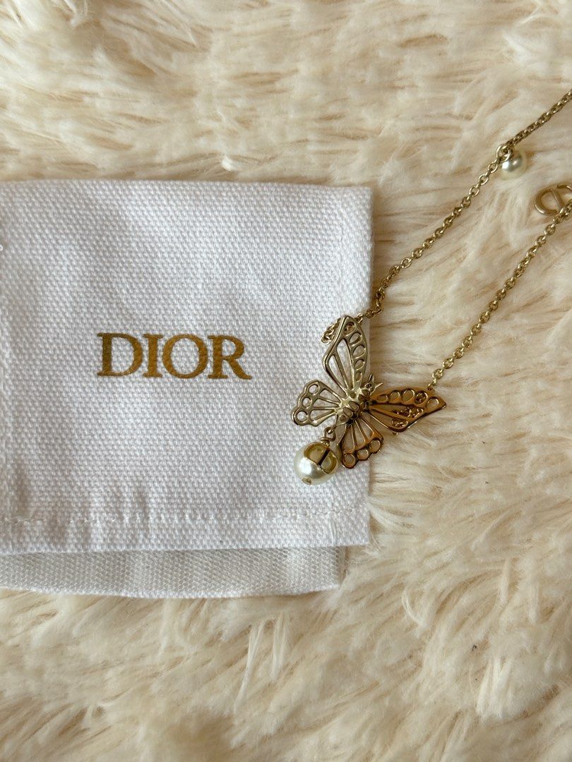 Dior Cruise 2024 Metamorphose Butterfly x Pearl Necklace