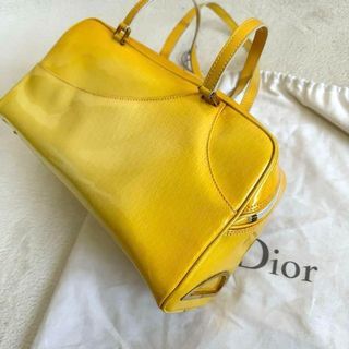 Extremely good condition Christian Dior tote bag enamel Trotter