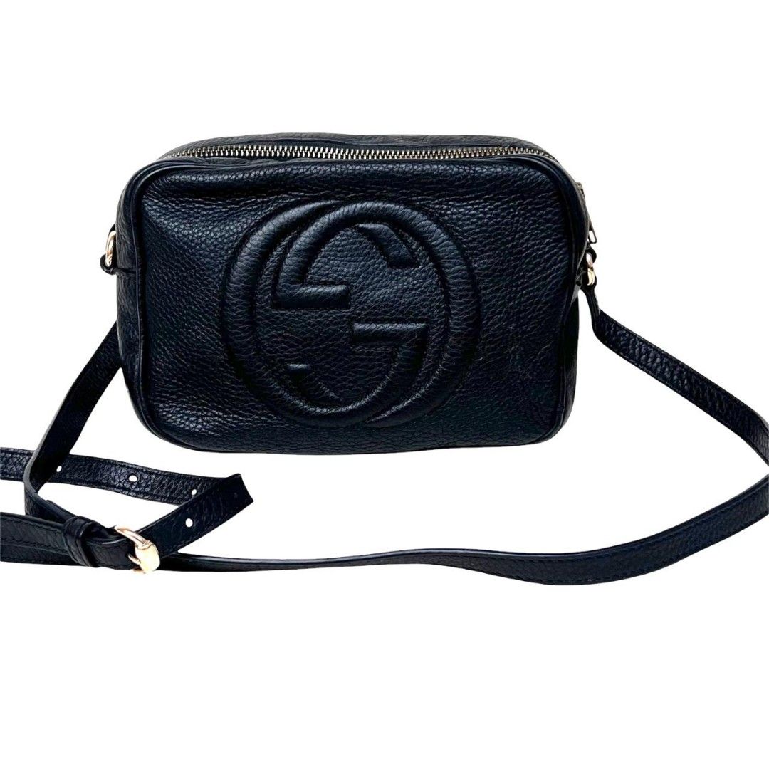 Fast Sale Preloved Gucci Soho Disco Camera Sling Bag size 20 x 15 cm Defect zipper replacement no tassel Nett Exclude ongkir