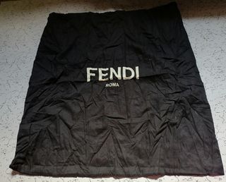 FENDI Roma black large dust bag 22" h x 23" w