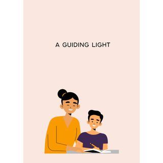 FiBei Greetings Mother's Day Card - Title: A Guiding Light