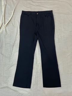 Flared 5 pocket trousers