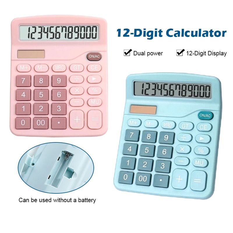 FREE DELIVERY] Desktop Calculators Standard Function Calculator 12