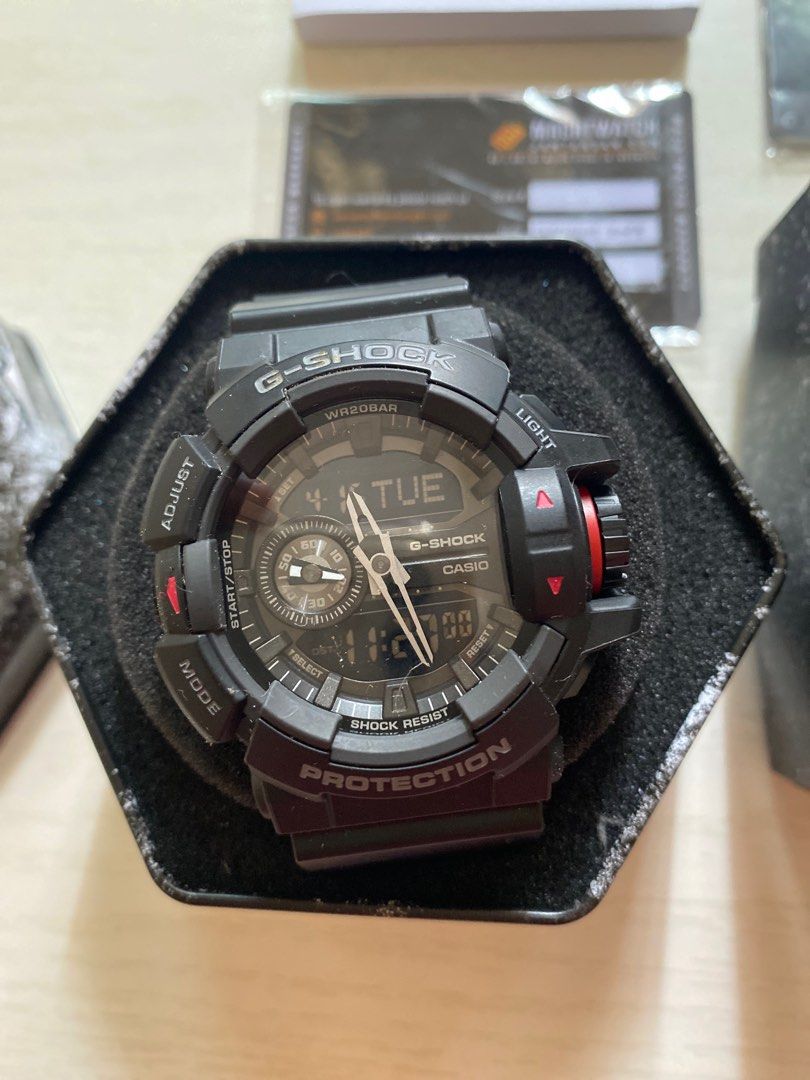 Jam g shock resist 20 bar top