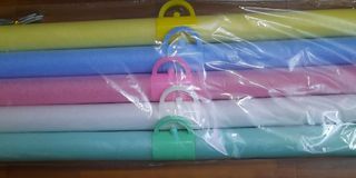 Hangers pastel color,soft,5 pcs New