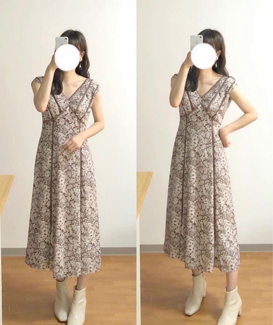 herlipto Lace Trimmed Floral Dress sun♡ - メルカリ