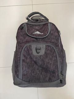 High Sierra Trolley Backpack School Bag - Grey (Slight Damage)