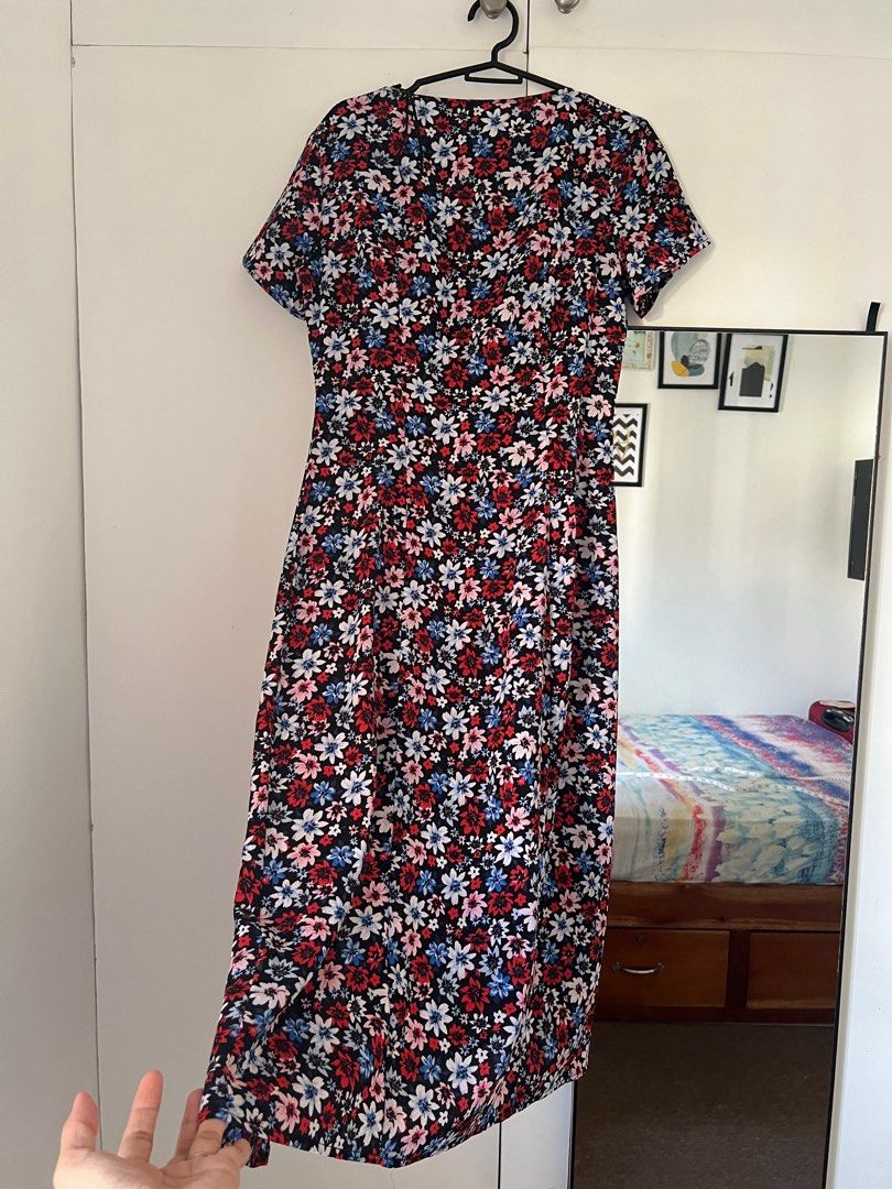 H M button down dress Women s Fashion Dresses Sets Dresses on Carousell