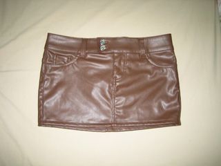 H&M Leather mini skirt