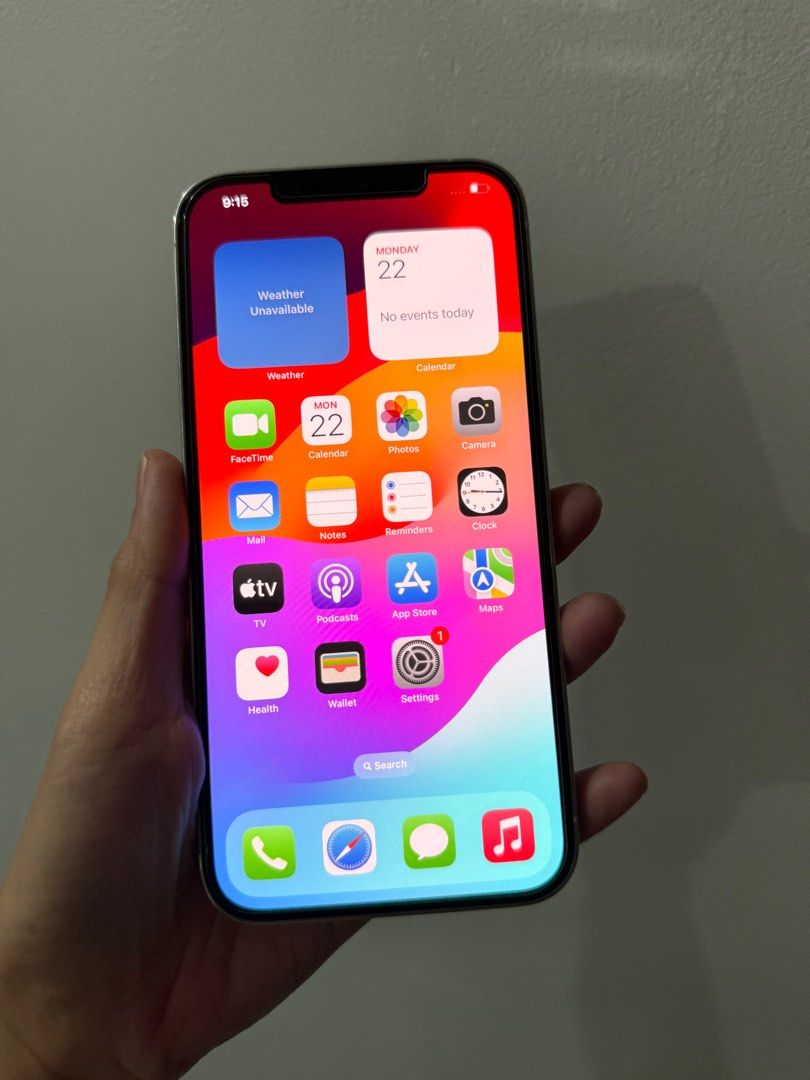 iphone 12 pro max 128gb 2ndhand (Category: iPhone 12 Series) located in Cainta. Submitted by vine_gadget_shop (Listing ID 1299601208, Image 2). Description: iphone 12 pro max 128gb 2ndhand factory unlock no issue check all u want pick up store greenhills shopping center we accept trade in we accepy credit card and ggives installment we do cod and door to door we ship nationwide for fast transaction call 09277368323 look for vine visit my fb page 