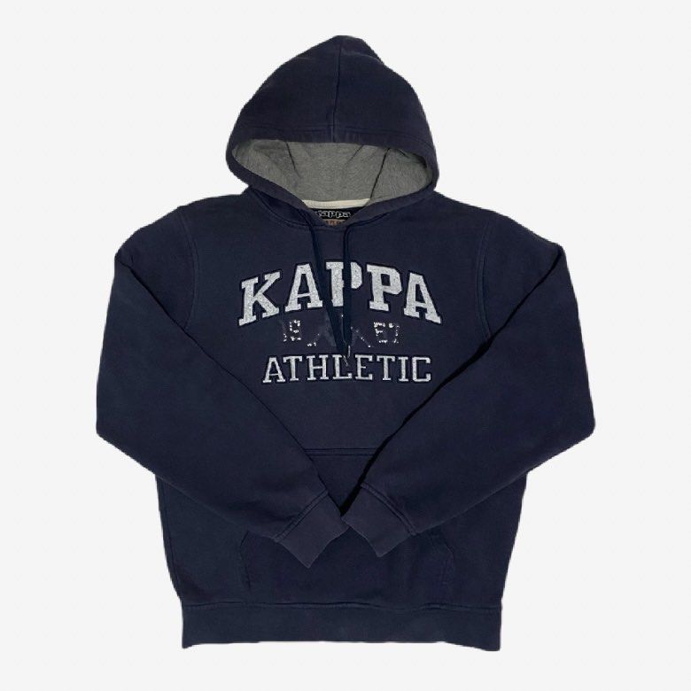 Navy blue kappa hoodie best sale