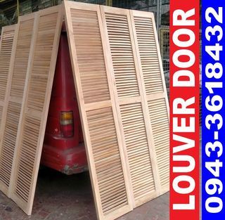 Kiln Dried Tanguile Louvered Door Louvered Window