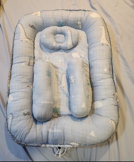 Kozie Blankie Baby Bed Crib Nest - Blue Haven