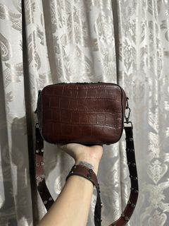 Leather camera bag (boxtype)