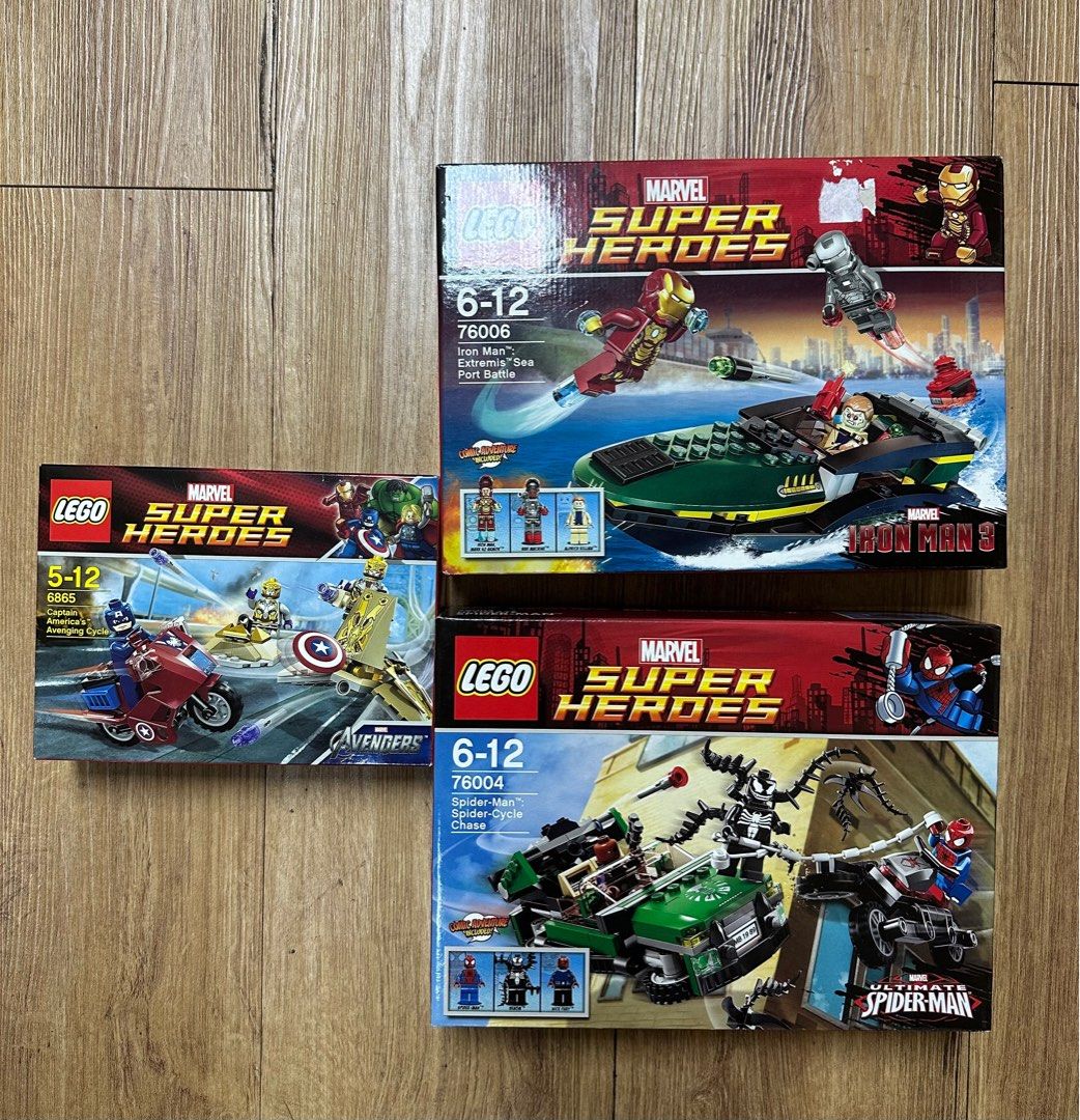 Lego Marvel sets 6865 76006 and 76004 (see price list) , Hobbies & Toys,  Toys & Games on Carousell