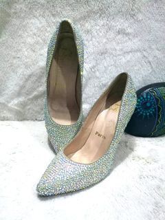 Louboutin Crystal Prism Stiletto Heels