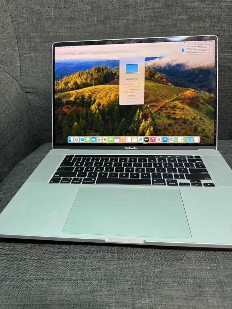 MacBookPro16inch2019/16GB/1512GB/corei7