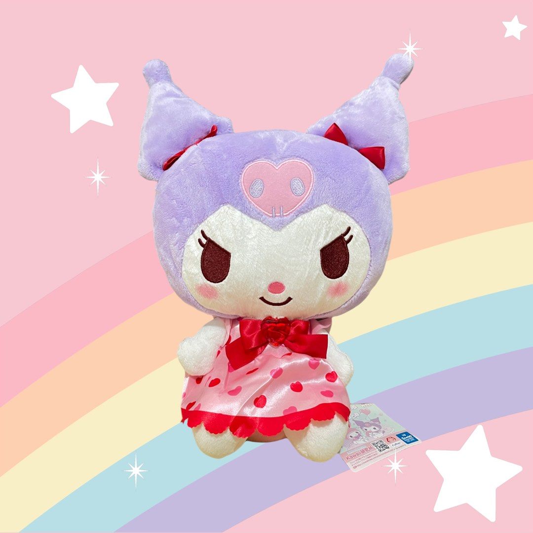 Mascot Size Cinnamoroll Kuromi (Category: Plushies & Soft Toys) located in Pasig City. Submitted by nekollections (Listing ID 1299617234, Image 3). Description: Price depends per item. Authentic from Japan Licensed Cinna skater and Kuromi with ppt.