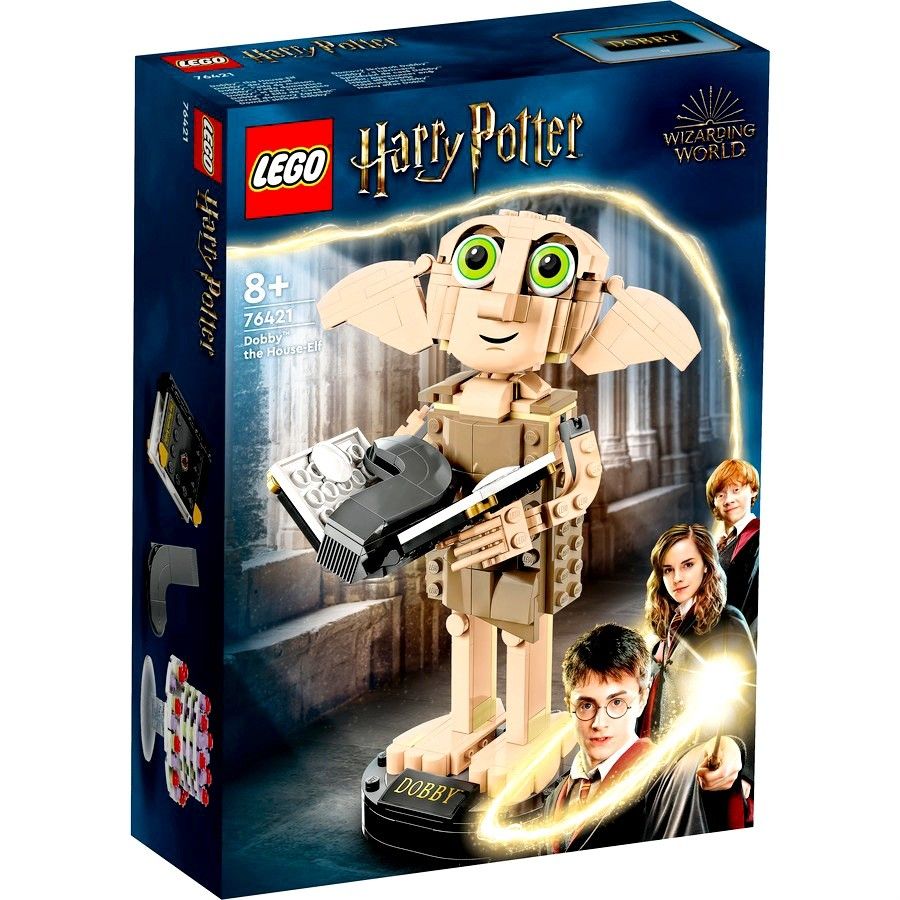MISB Lego Harry Potter Wizarding World 76421 Dobby The House EIf The First LEGO Brick Model Of Dobby Pose The Head Ears Arms And Fingers 403 Pieces