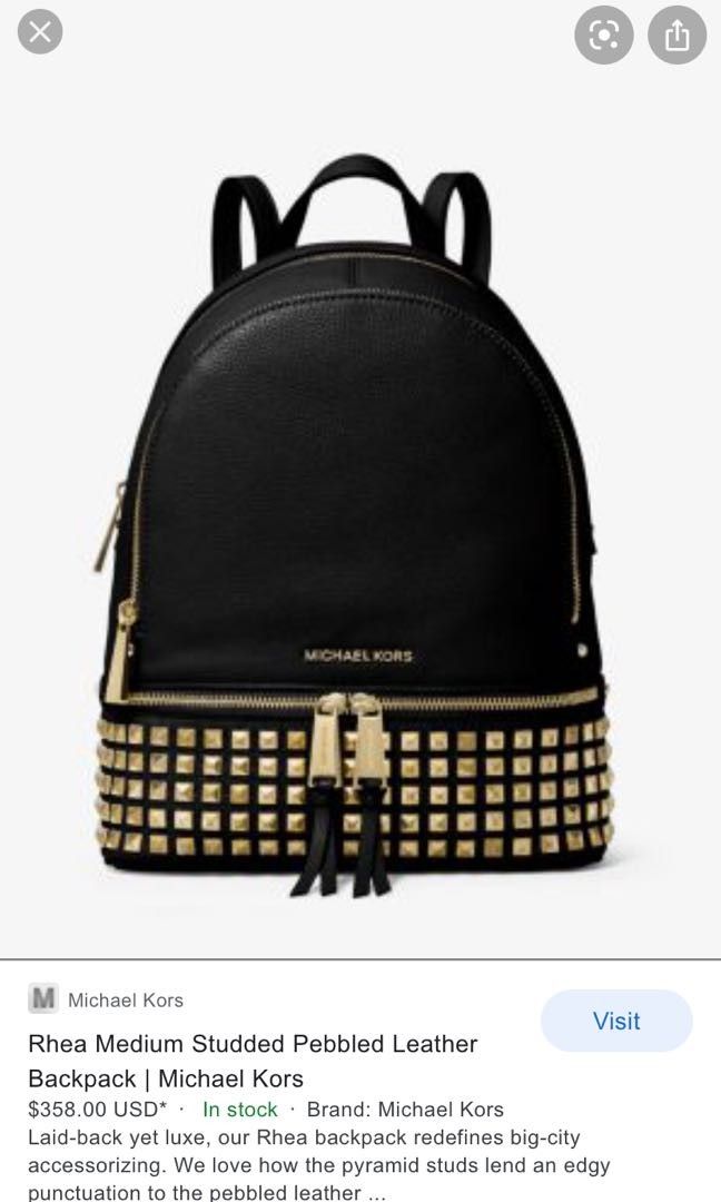 Mk studded backpack 2025