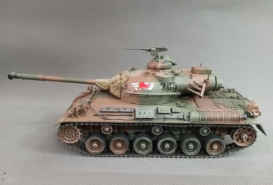 【ModeLLand 模人地帶 ※ 模型作品】C061 1/35 Tamiya 35163 TYPE 61 TANK JAPAN GROUND ...