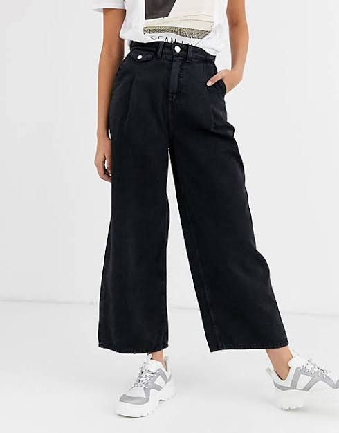 Monki Nani Palazzo denim jeans