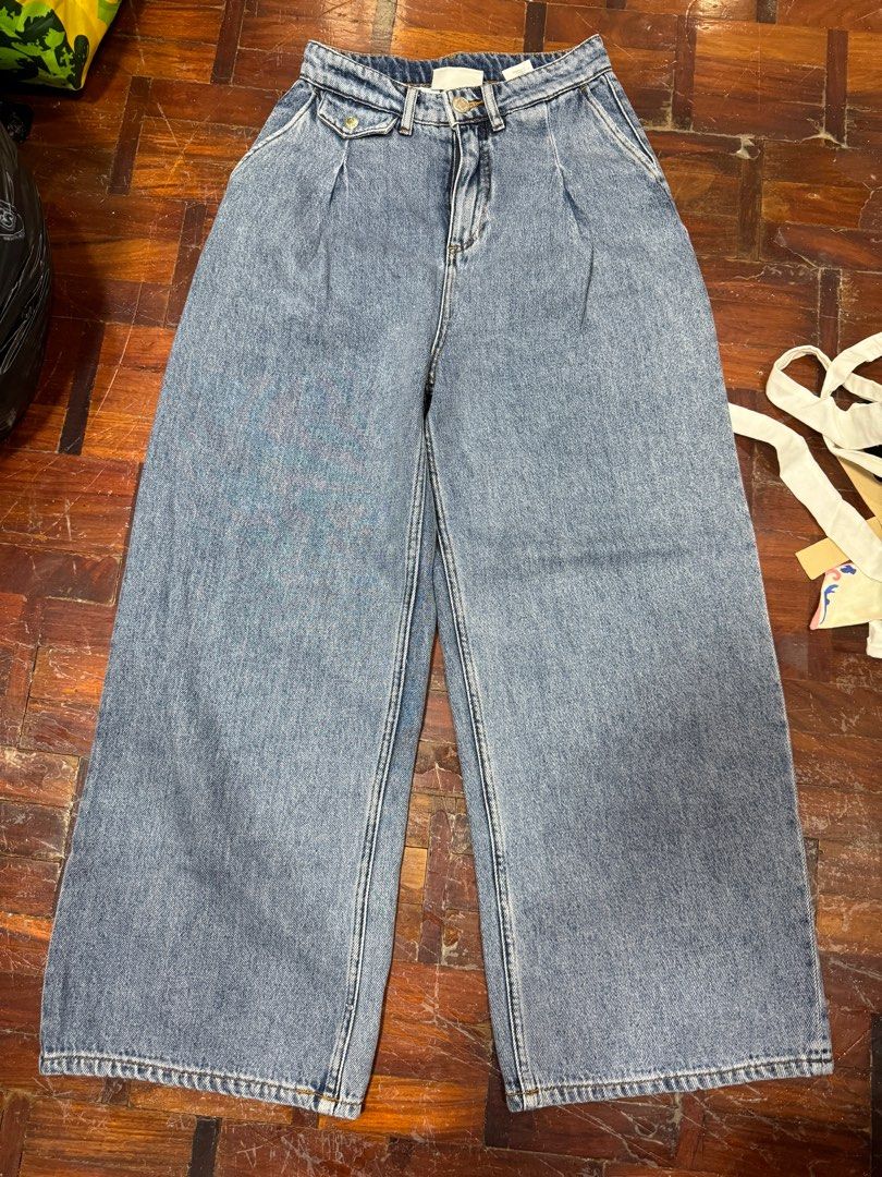 Monki Nani Palazzo denim jeans