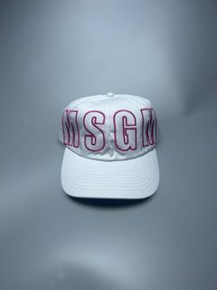 MSGM White Logo Cap