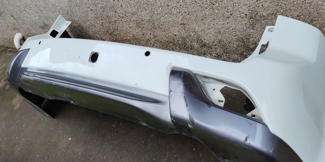 MUX 2015 Rear Bumper with damage (Category: Body Parts and Accessories) located in Cavite. Submitted by MLstore (Listing ID 1299560243, Image 2). Description: MUX 2015 Rear Bumper with damage may basag sa ilalim need repair pls see photos nalang negotiable sure buyer madali po kausap pickup only Trece Cavite.