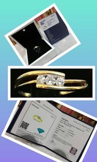 Natural Diamond ring 18k gold