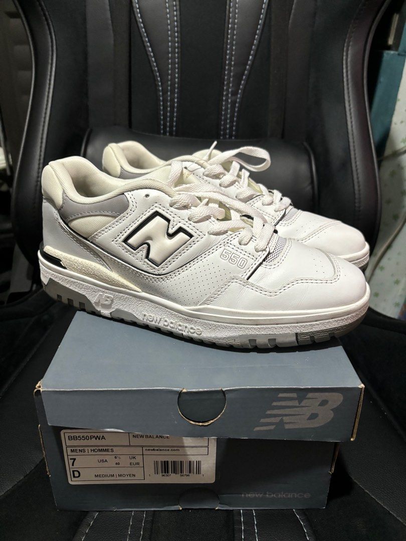 New Balance 550 Shadow (Category: Sneakers) located in Makati City. Submitted by evrlg (Listing ID 1299548780, Image 2). Description: For sale New Balance 550 Shadow Size 7us 9/10 condition With og box Selling it for Php 5,000 only Makati area or shipping.