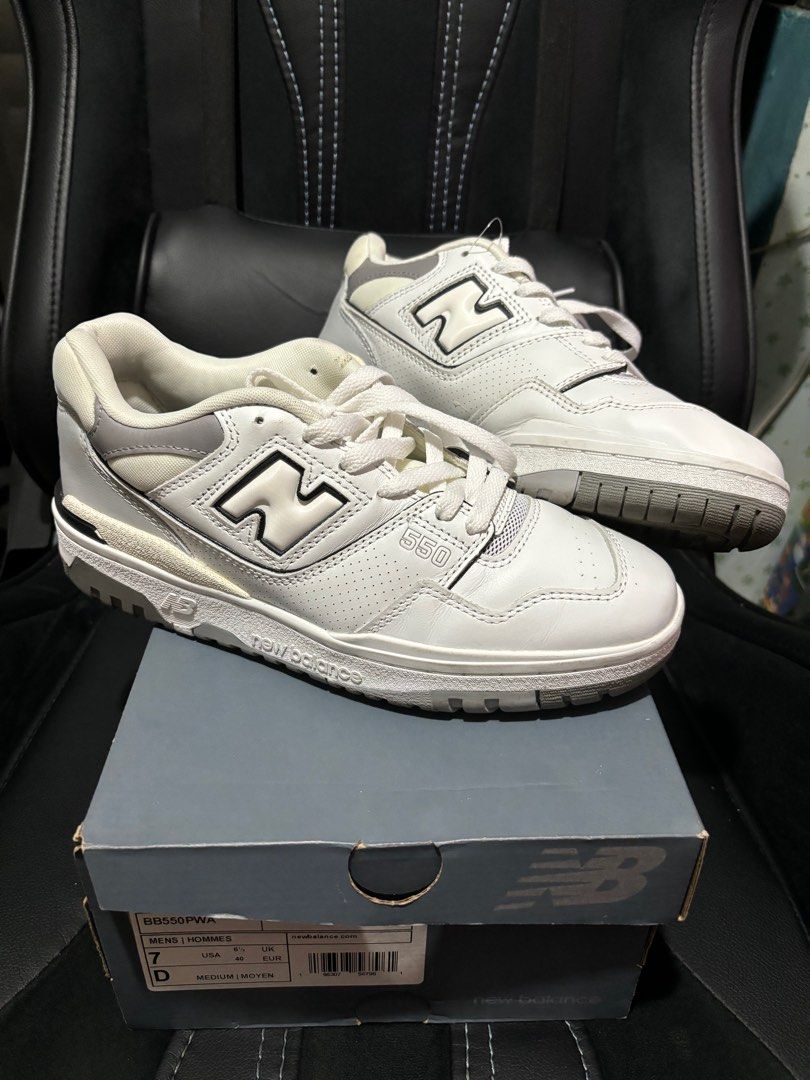 New Balance 550 Shadow (Category: Sneakers) located in Makati City. Submitted by evrlg (Listing ID 1299548780, Image 1). Description: For sale New Balance 550 Shadow Size 7us 9/10 condition With og box Selling it for Php 5,000 only Makati area or shipping.