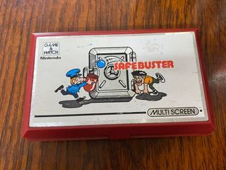 NINTENDO GAME AND & WATCH SAFE BUSTER 1988 MULTI SCREEN HANDHELD VIDEO GAMES WORKING - Preloved Vintage