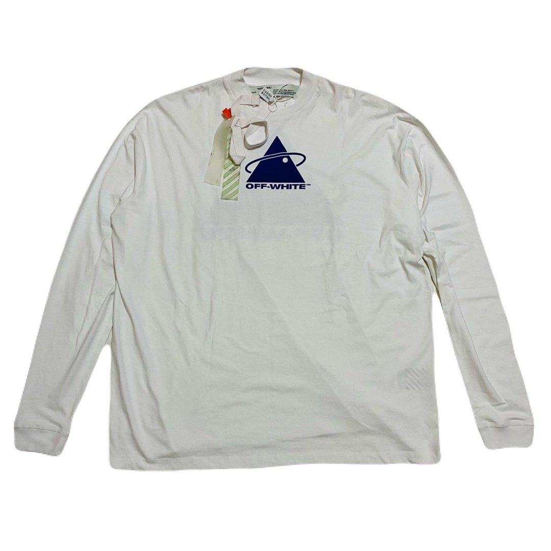 Off-White Triangle Planet Print Longsleeve Authentic