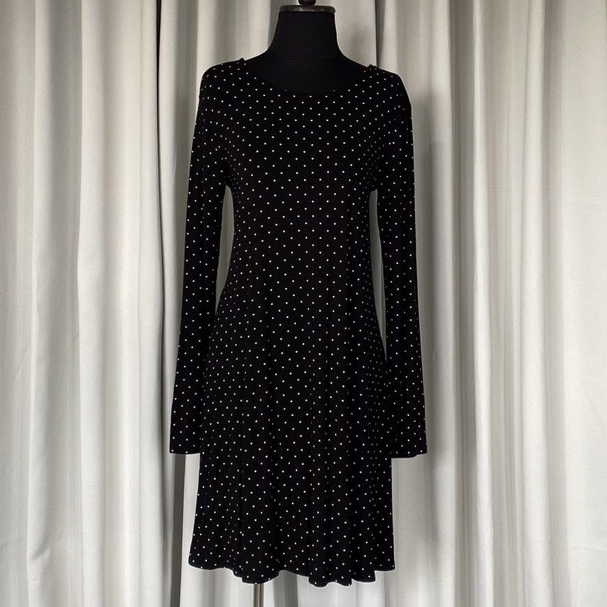 Old navy polka dot swing dress hotsell