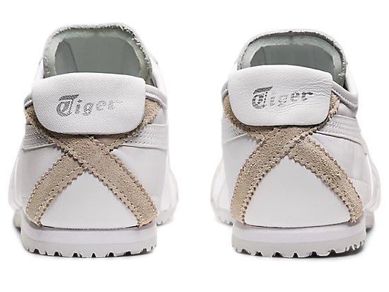 Onitsuka Tiger Mexico 66 White/White (Category: Sneakers) located in Binangonan. Submitted by emercadejas (Listing ID 1299592153, Image 3). Description: Brand new! No box since this is a pasabuy! Guaranteed original! Selling low! 24.5-25cm.